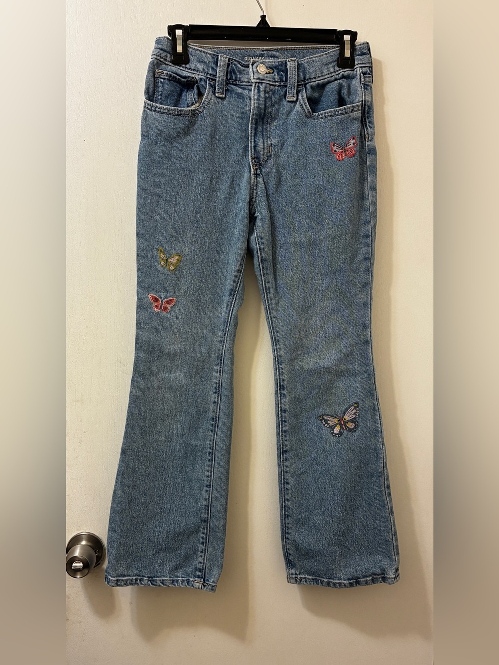 Old Navy Girls Flare Jeans Size 14
Embroidered Butterflies Y2K